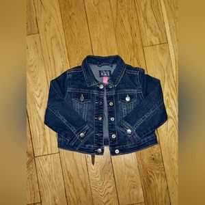 The children's place denim jean jacket 18-24m